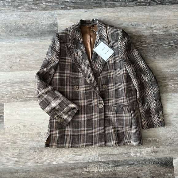 NWT Acne Studios herringbone oversize blazer - Picture 10 of 16